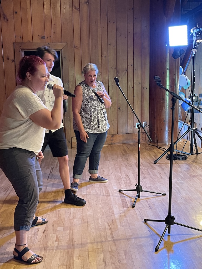 Sound Only hosted karaoke setup