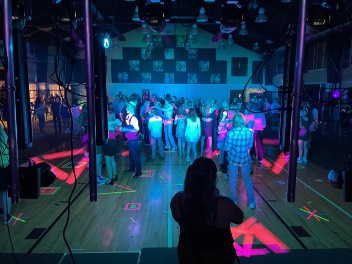 Neon Black Light Dance - Tolt Middle School